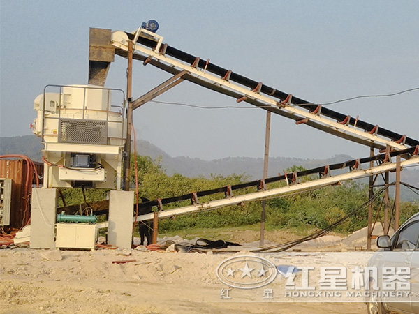 120tph建筑用砂制砂機(jī)生產(chǎn)現(xiàn)場
