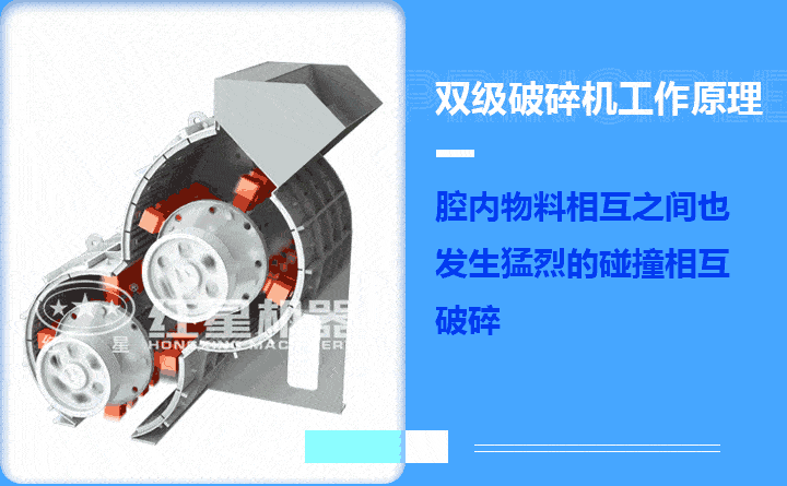 雙級破碎機(jī)作業(yè)原理圖
